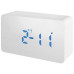 Часы Bresser MyTime W Color LED Blue, белые