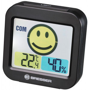 Метеостанция Bresser MyTime Smile, черная Метеостанция Bresser MyTime Smile, черная